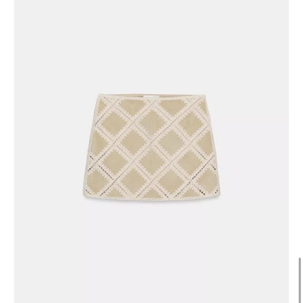 Zara Crochet Patchwork Skirt